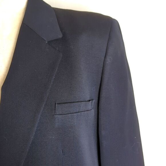 Black Jacket Blazer Double Breasted Wool  Sir for Her Size 8 - Picture 3 of 9